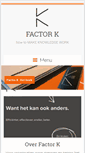 Mobile Screenshot of factor-k.com